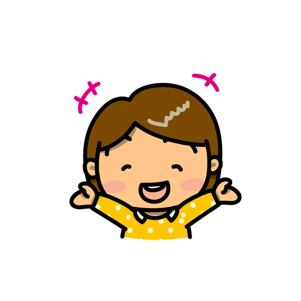 妹のユメは両手でぎゅっとそのミラーを握って自分の口の中を見始めました