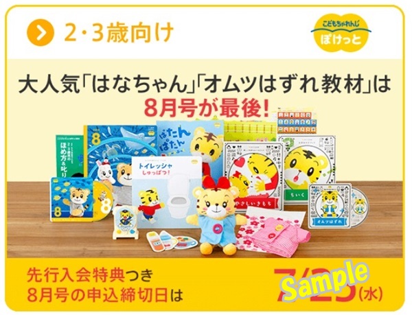 こどもちゃれんじ夏の特大号ぽけっと